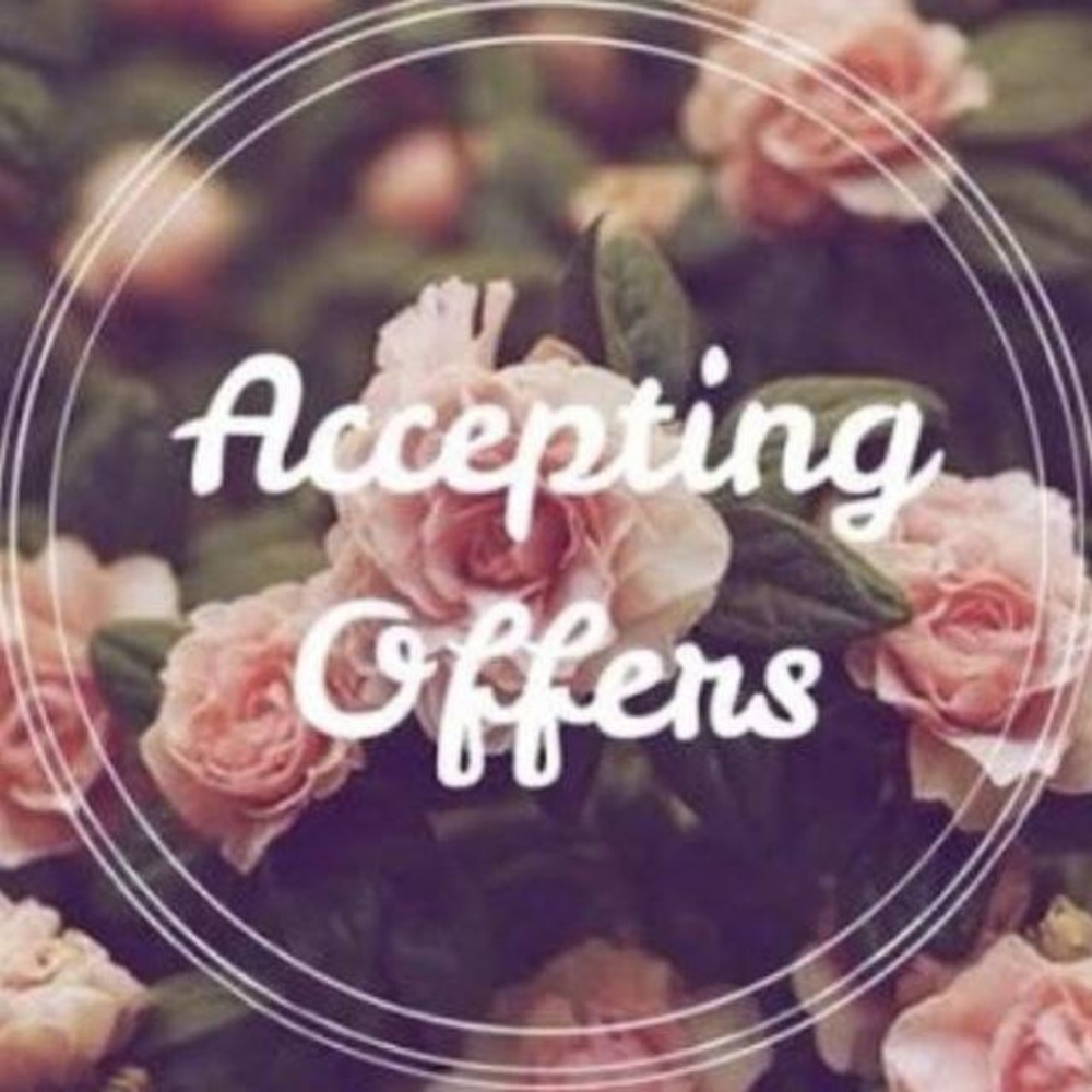 Accepting reasonable offers on all items!
